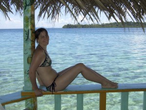Traumfrau am Traumstrand